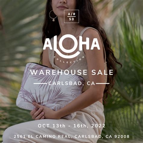 aloha collection warehouse sale.